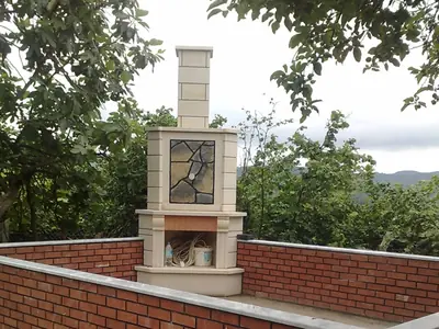 Bahçe ve teras şömine uygulaması (73)