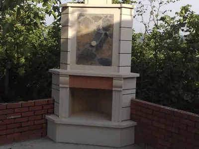 Bahçe ve teras şömine uygulaması (75)
