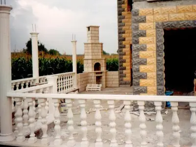 Bahçe ve teras şömine uygulaması (95)